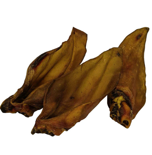 Natural Buffalo Ears ( Pack of 3)