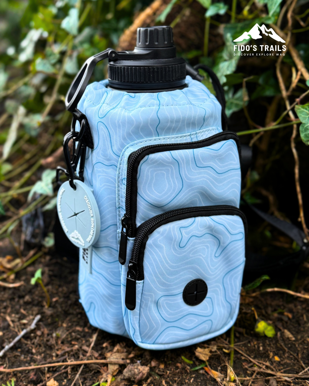 Dog Water Bottle Bag | Contour Trail Crossbody Carrier