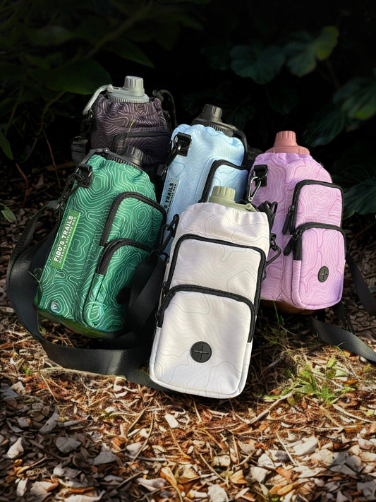 Dog Water Bottle Bag | Contour Trail Crossbody Carrier